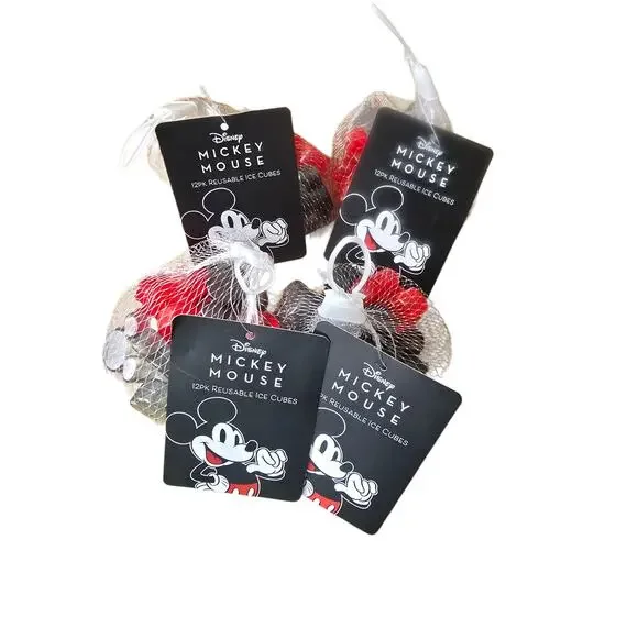 Disney Mickey Reusable Ice Cubes 4 Packs 12 in Each NWT