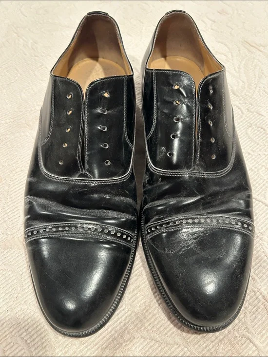 Bruno Magli Men's Black Leather Dress shoes