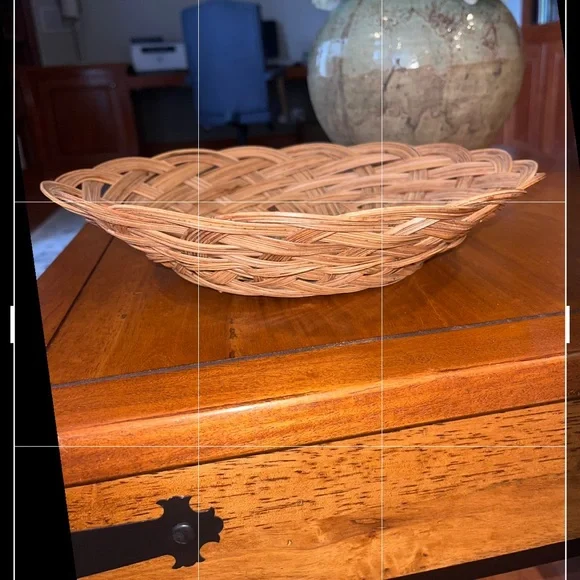 Vintage Woven Fruit Basket