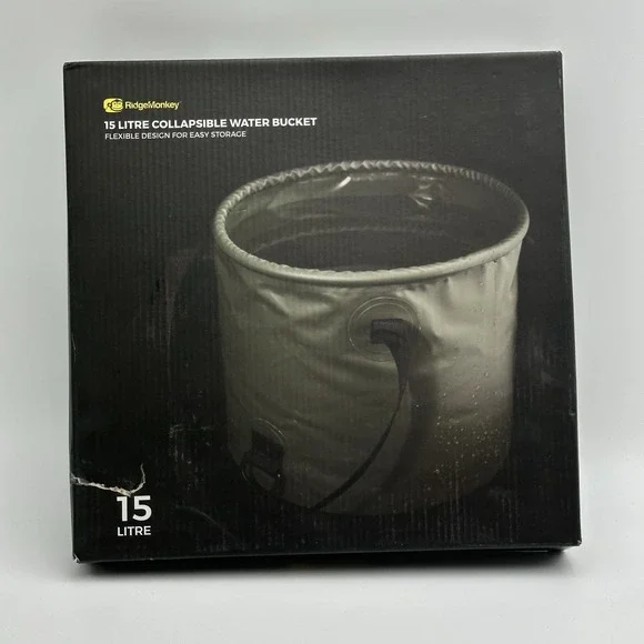 Ridgemonkey Collapsible Bucket Fishing Water Basin 15L