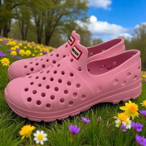 Hunter‎ Lightweight Outdoor Ventilation Slip on Stretch Shoes Girl's UK11 US12