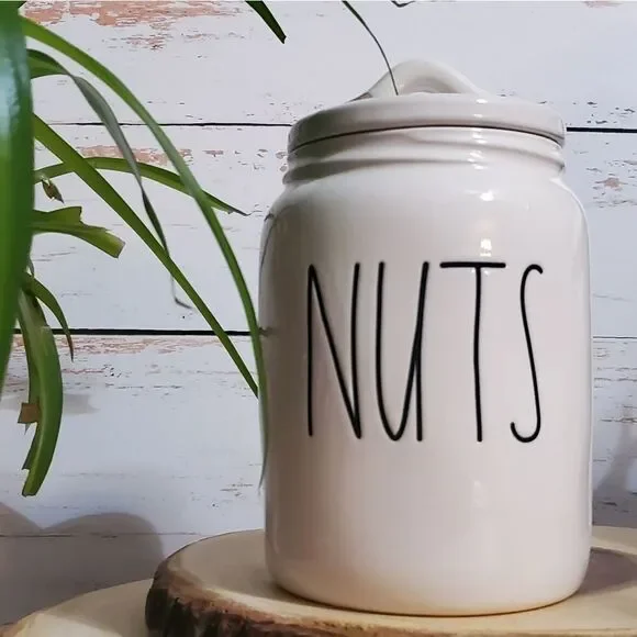 Rae Dunn Nuts Cellar/ cannister