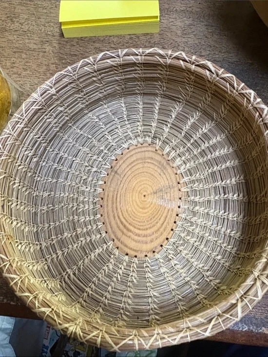 Pine needle basket