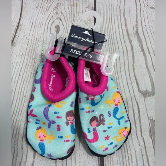 New Tommy Bahama Water Shoes Size 5/6 Toddler Mermaid Toddler Girls