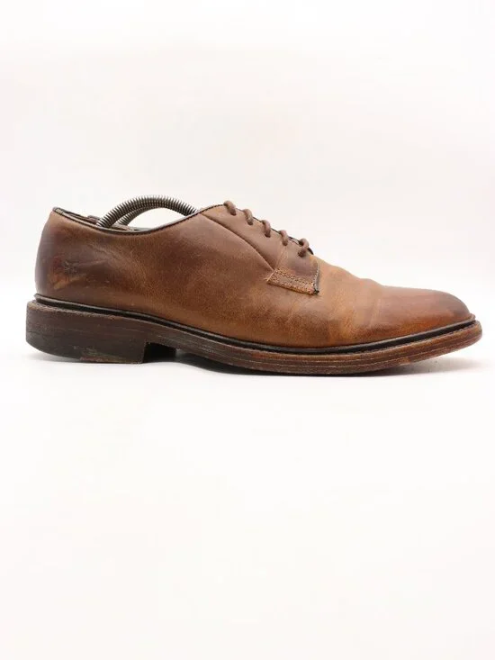 Frye John Addison Men's Size 11 D Brown Leather Oxford Derby Dress Casual