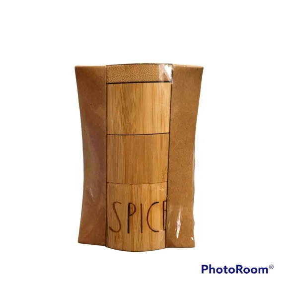 NWT Rae Dunn wooden spice boxes