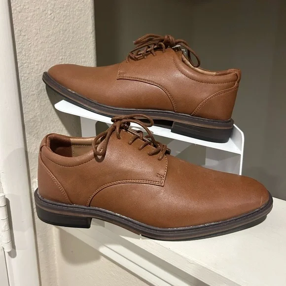 Men's Leo Oxford Dress Shoes - Goodfellow & Co Brown 7