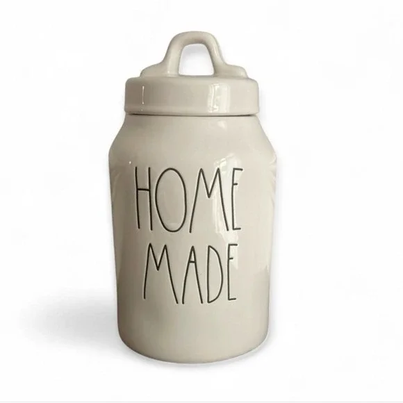 Rae Dunn White Homemade Canister Farmhouse Kitchen Decor‎