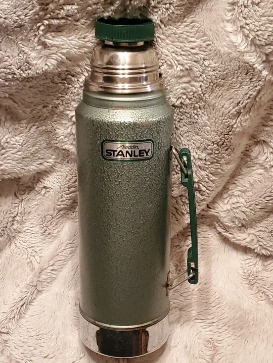 STANLEY Thermos Stainless Steel ALADDIN Half Gallon 2 Quart Vintage USA :READ: