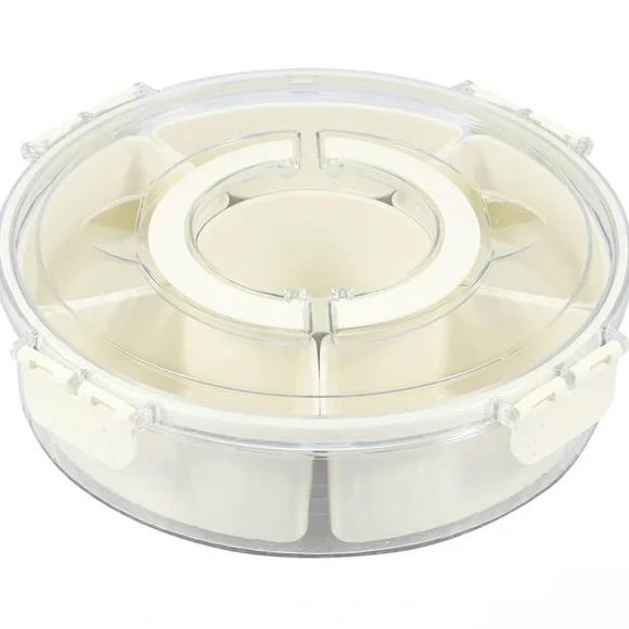 Divided rotating Food Server