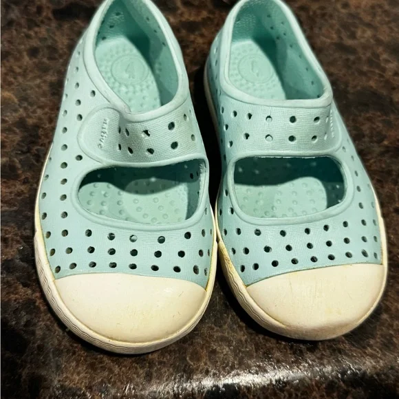 Kids Aqua Slip-On natives
