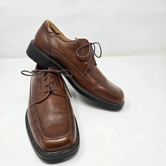 Dockers Brown Leather Lace Up Oxford Shoes‎ Men's 11M Comfortable Casual