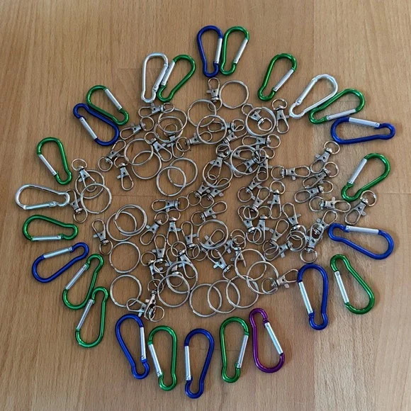 Key chains and carabiners