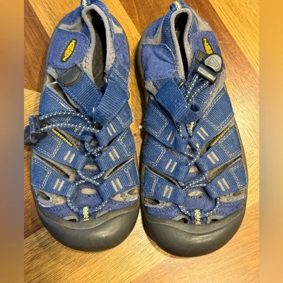 Keen Kids Blue and Yellow Water Shoes