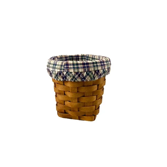1992 Longaberger Father's Day Pencil Basket w/Plaid‎ Liner 4