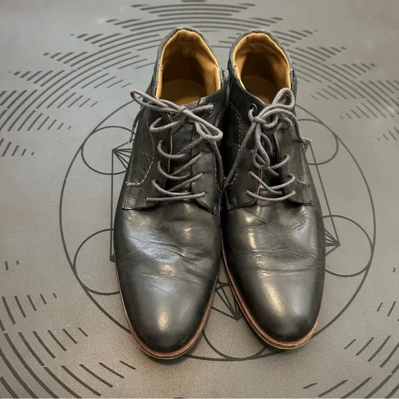 Men's Black Leather Dress Shoes Aldo
