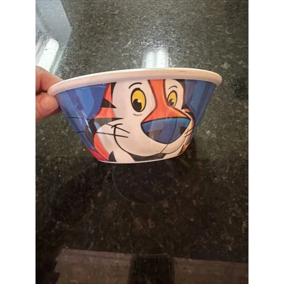 Tony The Tiger Kelloggs Frosted Flakes Retro Collectible Plastic Cereal Bowl