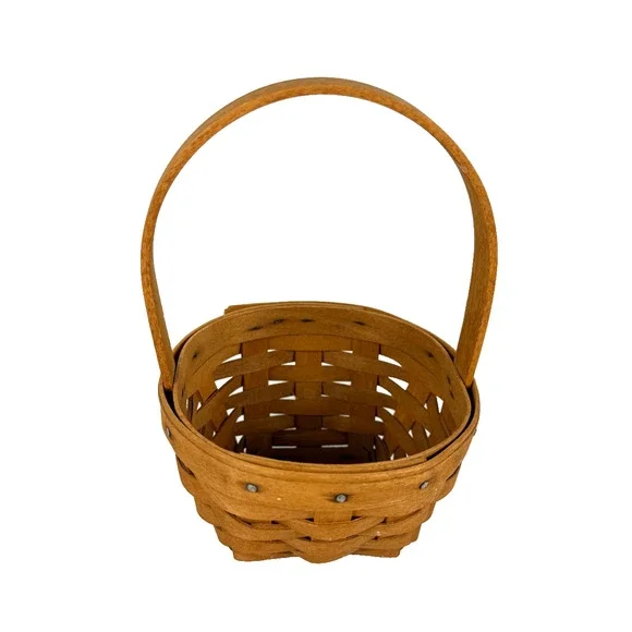 1993 Longaberger May Series Lilly of the Valley Basket Vintage 5.5
