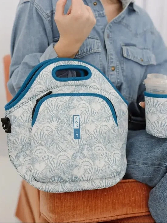 New Sok It LunchTote XL in Shore Thing