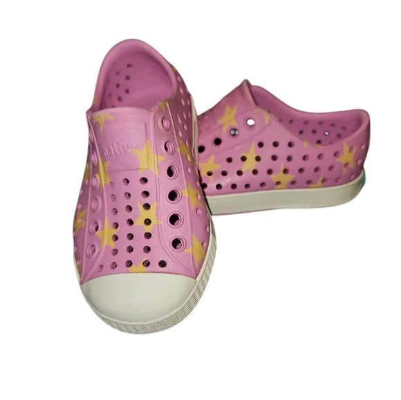 Native Pink Jeffersons Girl's Size 6 Pink / Stars