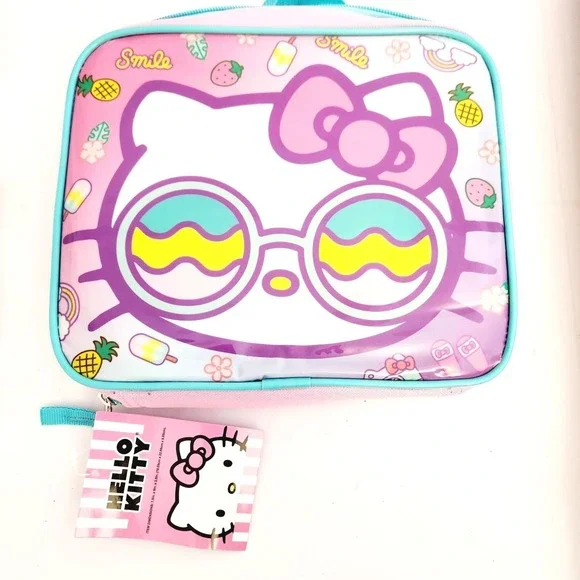 Sanrio Hello Kitty Lunch‎ BOX Lunch Bag Snack Tote Girls Insulated