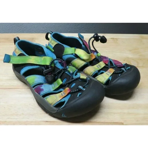 Keen Newport H2 1018441 Rainbow‎ Tie Dye Sandals Water Shoes Kids Size 3 US