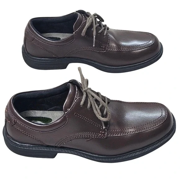 Nunn Bush Kore Mens Brown Leather Bicycle Toe Oxford‎ Shoes 84355-200 Size 8.5 M