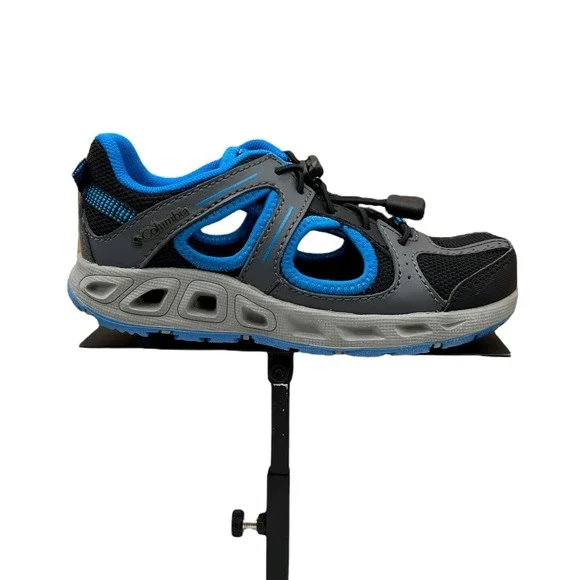 Columbia Toddler Boys Hybrid Water Shoes Size 10 Blue Black Fisherman Closed Toe