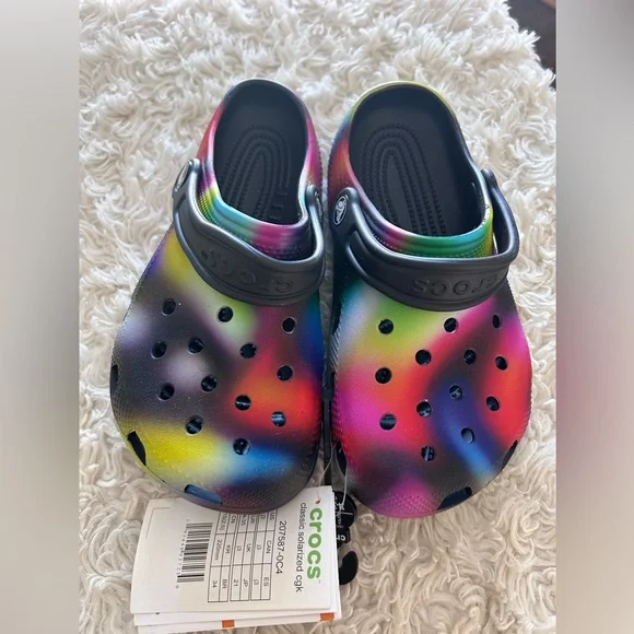 CROCS Kids' Rainbow Water Shoes