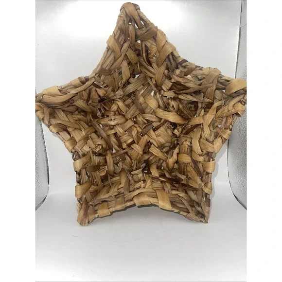 Star Basket Water Hyacinth Material Summer Sea Decor
