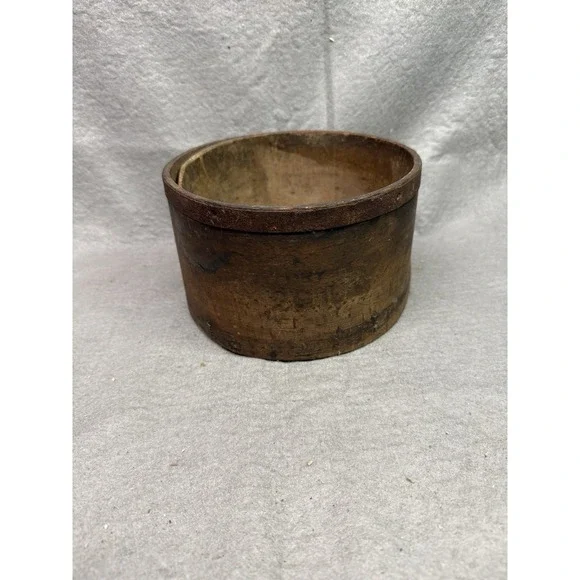 Antique Bent Wood Grain Measure / Pantry Box 7