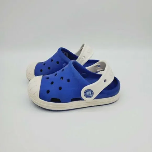 Crocs Unisex Kids Perforated Slingback Clogs Sz 8