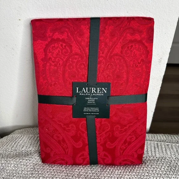 Ralph Lauren Red Damask Paisley 70