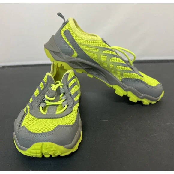Kids Merrell Select Grid Hydro 11.5W Youth Grey & Lime Green FS Bnfts Charity