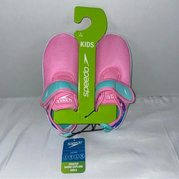 Speedo Pink‎ and Teal Kids Water Shoes