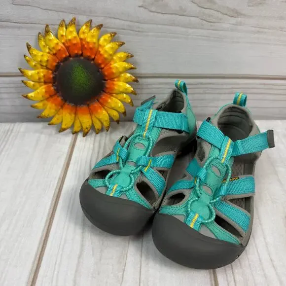 Kids KEEN Seacamp Sport Sandals Water Shoes Size 1 Youth