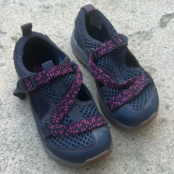 Chaco Odessey Kids Blue Strap Water Shoe Sandal Toddler Size 11