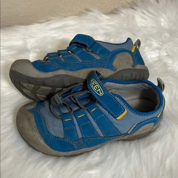 Keen Kids Blue Yellow Summer Water Sandals Shoes