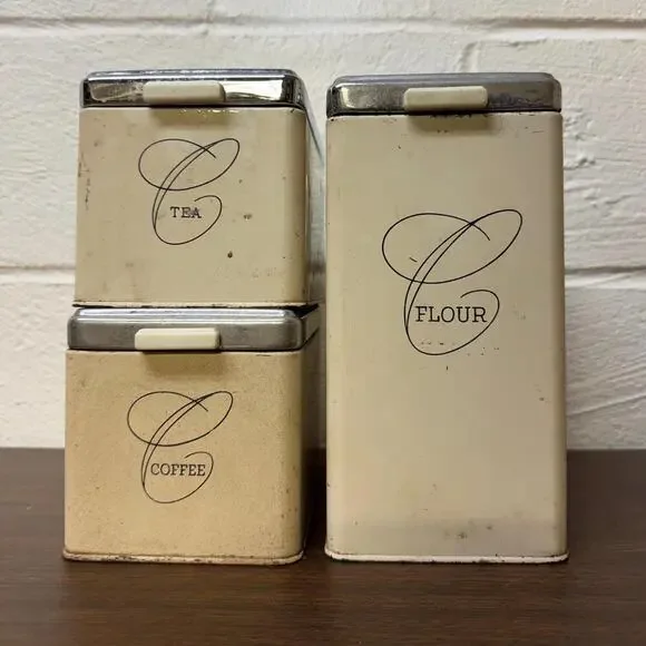 Vintage Mid Century Modern Stash Boxes