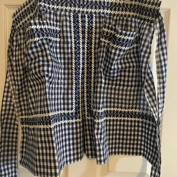 Blue and White Gingham‎ Apron