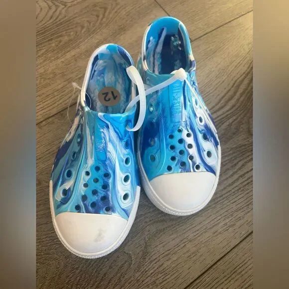 Convers Kids Blue Slip-On Shoes