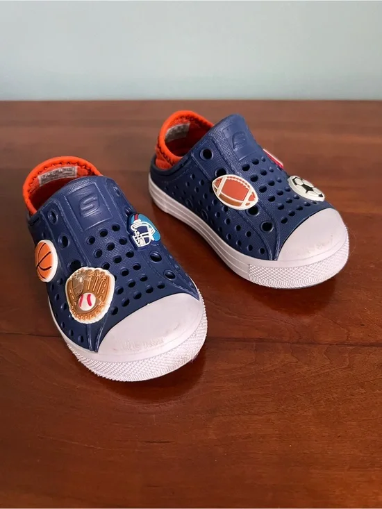 Skechers Navy & White Kids Water Shoes