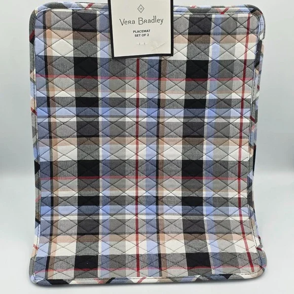Vera Bradley Home Perfectly Plaid Reversible Placemats - Set of Two