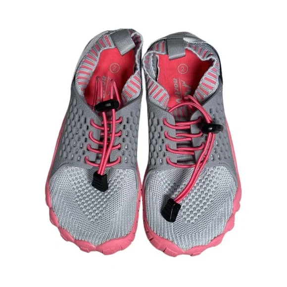 Nortiv8 Kids Quick-Dry Water Shoes Gray Pink Size 2
