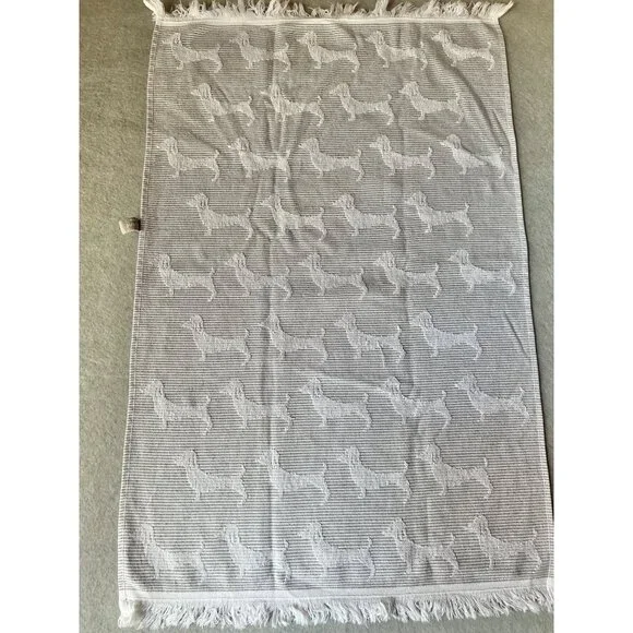 Ladinne Reversible Dachshund Tea Towels Set of Two Cotton 30