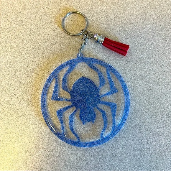 🎉🎉HP🎉🎉 Handmade Marvel Keychain- Spider/ Spiderman