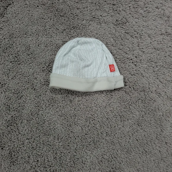 Magnetic Me Gray Patterned Baby Hat‎