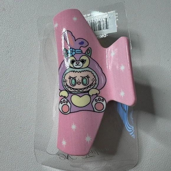 Labubu Pink Hair Clip