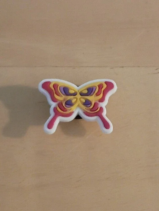 10 for $10 Jibbitz Croc Charms - Multicolored Butterfly - New Shoe Charm