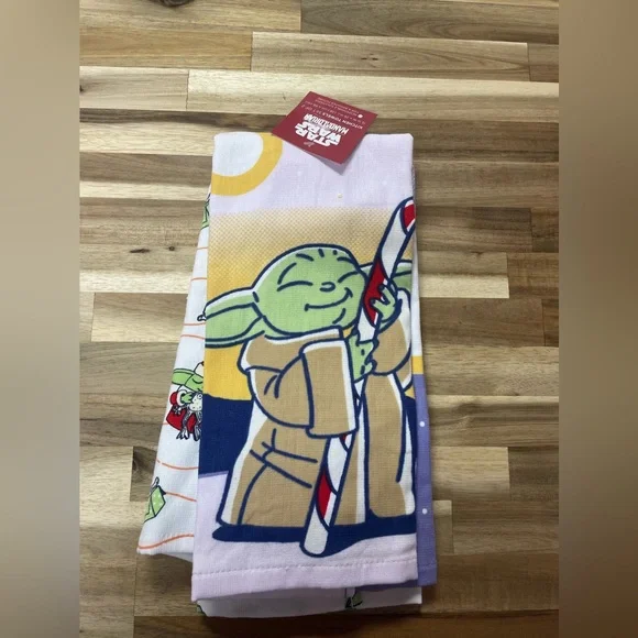 Star Wars Mandalorian kitchen towels, 2 pack 100%‎ cotton / nwt - Christmas